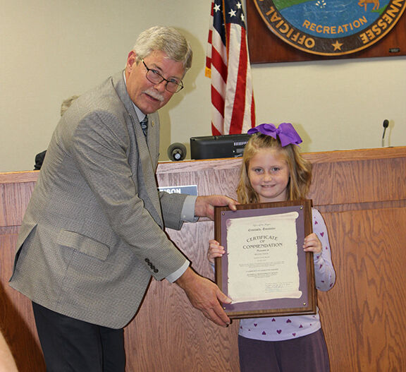 Davis honored for responsibility